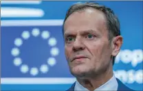  ??  ?? European Council President Donald Tusk. PICTURE: REUTERS