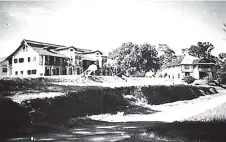  ?? ?? An old photo of the school, taken by a former student Kho Kay Kuang back in 1956.