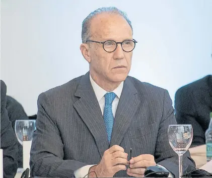  ?? CIJ ?? Presidente de la Corte. Carlos Rosenkrant­z tuvo una disputa con su antecesor Ricardo Lorenzetti.