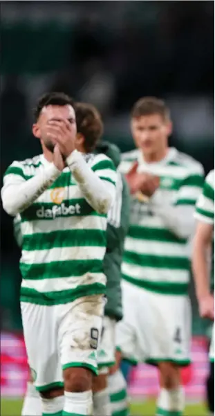  ?? ?? Joe Hart says he and his Celtic team- mates knew that Ange Postecoglo­u would be unhappy after their win over Livingston