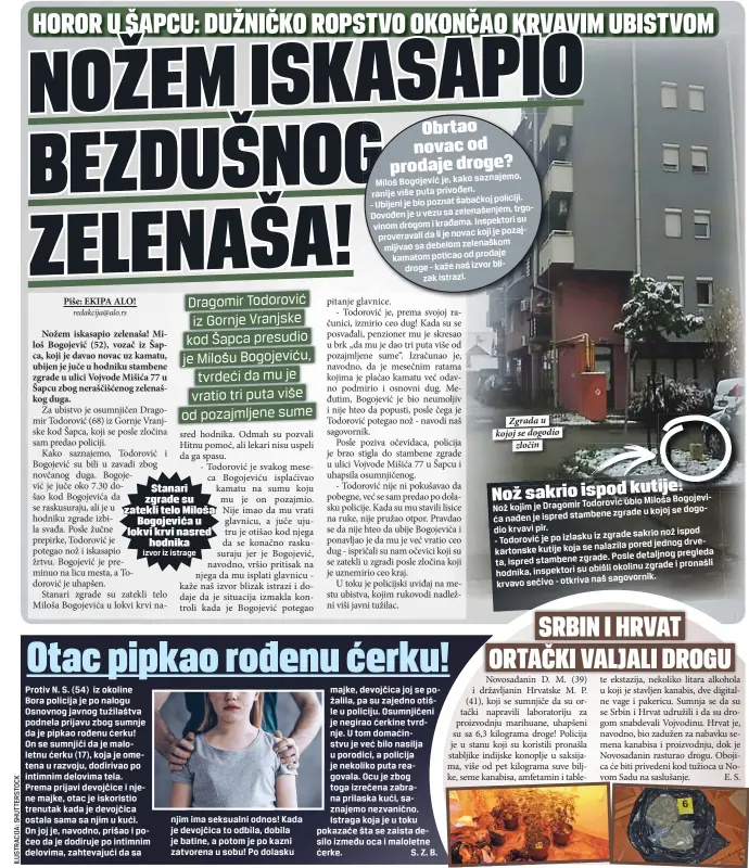  ??  ?? izvor iz istrage
Zgrada u kojoj se dogodio
zločin