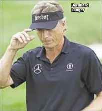  ??  ?? Bernhard Langer