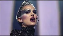  ?? NEON ?? Natalie Portman stars as a mass-shooting survivor who evolves into a pop diva in “Vox Lux.”