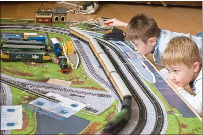  ?? ?? IN DEMAND: Hornby once struggled, but the train sets are helping the toy company grow in Britain and abroad