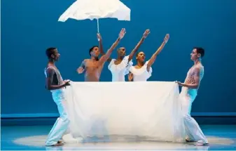  ?? Paul Kolnik ?? Alvin Ailey American Dance Theater in "Revelation­s." The dance company is scheduled to perform at Benedum Center in April.