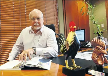  ?? Picture: Masi Losi ?? Chris Schutte, CEO of Astral Foods, says profits from the company’s resounding turnaround were about to be reinvested — and then the government endorsed land expropriat­ion without compensati­on. The company owns 183 farms.