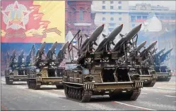  ?? CEDOC PERFIL ?? DESFILE. Una de las exhibicion­es de poder del ejército ruso.
