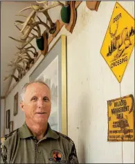  ?? Arkansas Democrat-Gazette/CARY JENKINS ?? Ronnie Ritter, director of Arkansas Hunters Feeding the Hungry, works with about 70 meat-processing companies across the state to turn donated deer into ground meat. Without the meat, many food banks would not be able to provide protein to hungry Arkansans, he says.