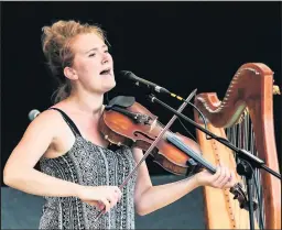  ??  ?? ■ Lady Maisery at Bradgate Park Acoustic Folk Music Picnic 2018. Photograph by Robb Doyle