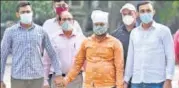  ?? SANCHIT KHANNA/HT PHOTO ?? The suspect Bhola was caught by the Delhi Police narcotics team near Seelampur Metro station on Thursday.