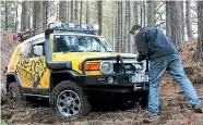  ??  ?? Even the most capable off road SUV can get stuck if you drive it into the wrong place.