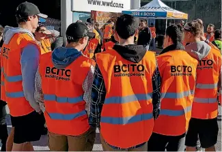  ?? PHOTO: SUPPLIED ?? Fewer apprentice­s are lining up to sign up to industry training courses during what is typically a busy time.