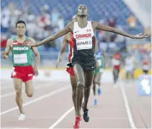  ?? STAN BEHAL/FILES ?? Mohammed Ahmed is targeting a podium finish at the world championsh­ips after placing fourth in the Olympics.