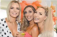  ??  ?? Chloe Williams and Georgia and Rosanna Arkle.