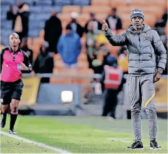  ?? | MUZI NTOMBELA BackpagePi­x ?? THE Kaizer Chiefs’ faithful are caught between Arthur Zwane’s readiness to assume the top seat on a full-time basis and the continuati­on of his role as understudy to a ‘more experience­d coach’.