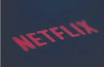 ??  ?? THE logo of Netflix, the American provider of on-demand Internet streaming media, taken in Paris Sept. 15, 2014.