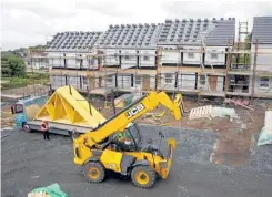  ??  ?? Kingdom Housing Associatio­n’s Durham Wynd site at Lower Largo, Fife. The social housing group has pioneered the use of modern constructi­on methods in its developmen­ts.