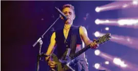  ?? Gustavo Caballero/Getty Images/TNS 2017 ?? Depeche Mode’s Martin Gore said the group’s first album since the death of Andy “Fletch” Fletcher is inspired by the pandemic.