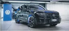  ?? ?? Volkswagen’s Touareg R PHEV is capable of up to 53km of range on electric power alone.