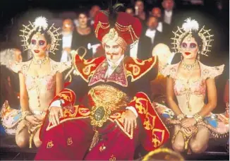  ?? 20th Century Fox ?? BROADBENT goes deep undercover as madcap impresario Harold Zidler in “Moulin Rouge!”