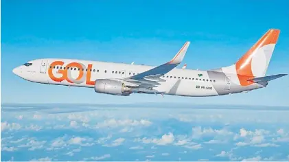  ?? ?? Monoflota. Gol tiene 135 aviones Boeing 737-800.