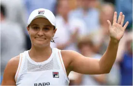  ?? FOTO: GLYN
KIRK /AFP/LEHTIKUVA ?? Ashleigh Barty efter förlusten i Toronto: ”Det är inte panikläge”.