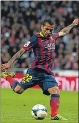  ?? GERARD JULIEN / AFP ?? Alves diumenge passat al Bernabeu