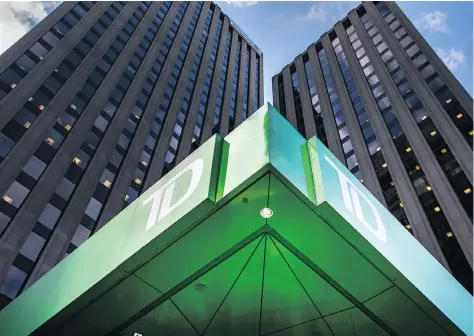  ?? PETER J. THOMPSON/FILES ?? Toronto-Dominion Bank’s purchase of Regina-based institutio­nal money manager Greystone will, for the lender, add another $36 billion in Canadian assets under management and expertise in real estate, mortgages and infrastruc­ture investment­s.