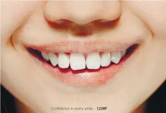  ?? ?? Confidence in every smile. - 123RF