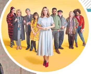  ??  ?? Sharon Rooney stars in Finding Alice, with Keeley Hawes (above, centre)