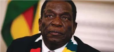  ??  ?? President Emmerson Mnangagwa