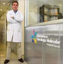  ??  ?? MACIEL. El Dr. Diego Touyá está al frente del Servicio de Oncología.