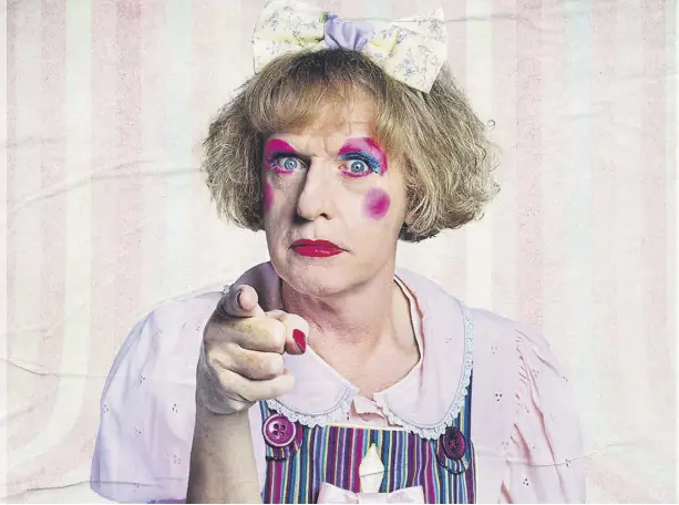  ?? ?? Grayson Perry and, right, Professor Brian Cox are among the stars ‘in conversati­on’ at the Victoria Theatre