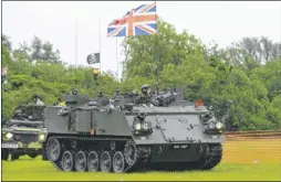  ?? FM4379606 ?? Army vehicles flying the flag for the last Hamstreet Festival of Transport