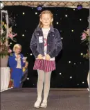  ??  ?? Grace shows of the latest style of jacket from TM Cronin, Macroom