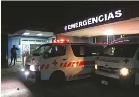  ?? REINER MONTERO ?? Don Danilo falleció en sala de shock del hospital de Guápiles.