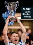  ??  ?? GLORY: Laois’ Stephen Attride