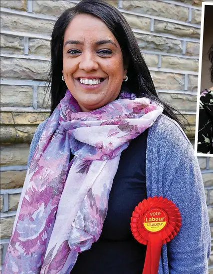  ??  ?? Discrepanc­ies: Labour’s rising star Naz Shah, MP for Bradford West