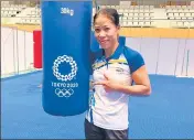  ??  ?? Mary Kom during training in Tokyo.