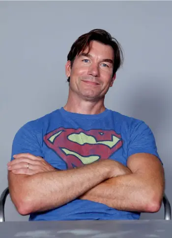  ??  ?? Jerry O’Connell poses for a portrait as he promotes his movie, The Death of Superman