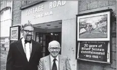  ??  ?? Above from left, Regal Super Cinema, Cross Gates; Cottage Road Cinema in Headingley with manager Derek Todd, left, in July 1982; and the Dominion Cinema Chapel Allerton.