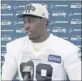 ?? TED S. WARREN — THE ASSOCIATED PRESS ?? The Seattle Seahawks released troubled defensive end Aldon Smith roughly four months after signing him.