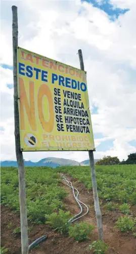  ?? / Gustavo Torrijos - El Espectador ?? El predio Los Cerezos, ubicado en la vereda Agualinda, en la vía que conduce del pueblo de Usme al Parque Nacional Natural de Sumapaz.