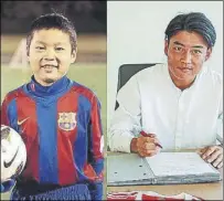  ?? Fotos: fcb ?? Taichi Fukui De niño del barça, firmó por el bayern