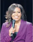  ?? PAUL R. GIUNTA/INVISION ?? Former first lady Michelle Obama in Atlanta in 2019.