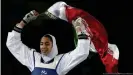  ??  ?? Kimia Alizadeh became Iran's only female Olympic medalist by taking bronze in Rio de Janeiro in 2016