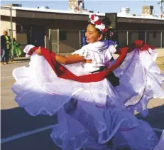  ?? PHOTO COURTESY EL CENTRO ELEMENTARY SCHOOL DISTRICT ?? Students perform Mexican ballet folkloric dance routines for the El Centro Elementary School District’s Annual Arts Festival, held on April 5, 2023, in El Centro.