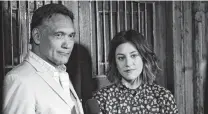  ?? NBC ?? Jimmy Smits and Caitlin McGee are a father-and-daughter legal team with personal difference­s in “Bluff City Law.”