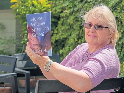  ?? Picture: Kenny Smith. ?? Lorna Finlay with a copy of her new book, which is the first of a trilogy.