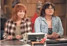  ?? PROVIDED BY NBC ?? Reba McEntire, left, is Bobbie and Belissa Escobedo is Isabella in “Happy’s Place.”